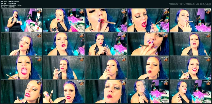 More120s Sexy Smoking - LILLI CUKIEREK COX / SMOKING GODDESS LILLI - MP4