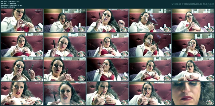 Sensual Cigar - LILLI CUKIEREK COX / SMOKING GODDESS LILLI - MP4