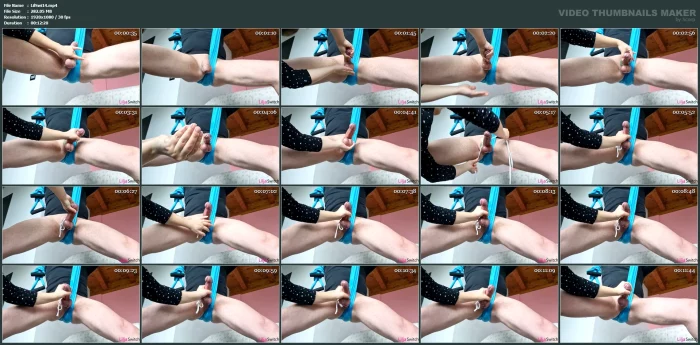 Crazy Handjob With Tied Up Balls! - LILJA SWITCH - MP4
