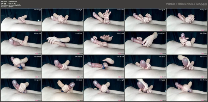 Painful Cock Rings Handjob And Squeezing Balls - LILJA SWITCH - MP4