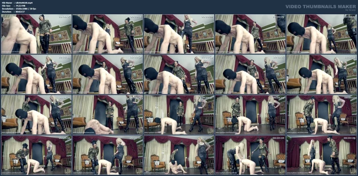 Double Ballbusting Training At The House Of Sinn - LILSE VON HITTE - MP4