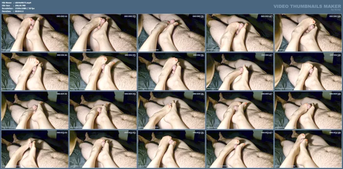 Rubbing His Cock With My Nylons - LILSE VON HITTE - MP4