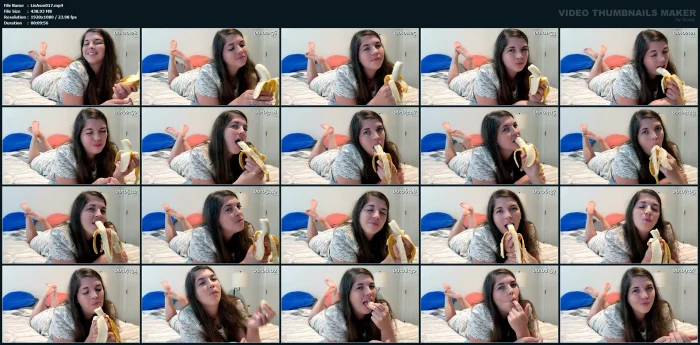 Banana Eating ASMR - LISA ASMR - MP4