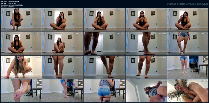 Barefoot Destruction Of Tinies ASMR - LISA ASMR - MP4