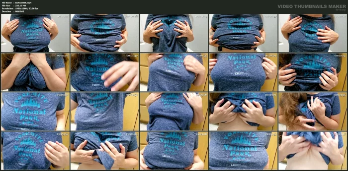 Braless Shirt Scratching ASMR - LISA ASMR - MP4