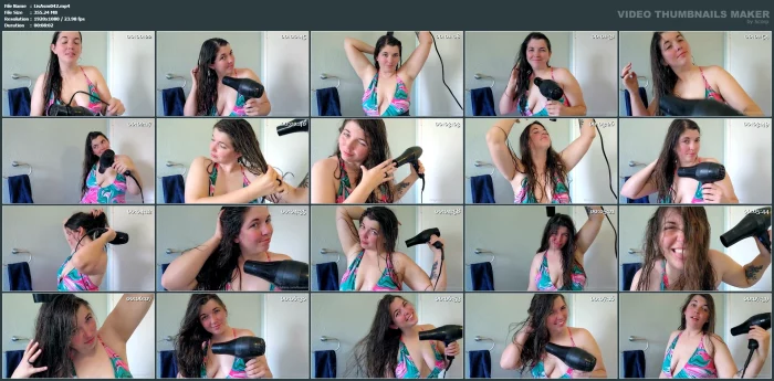 Calming Hair Dryer White Noise ASMR - LISA ASMR - MP4
