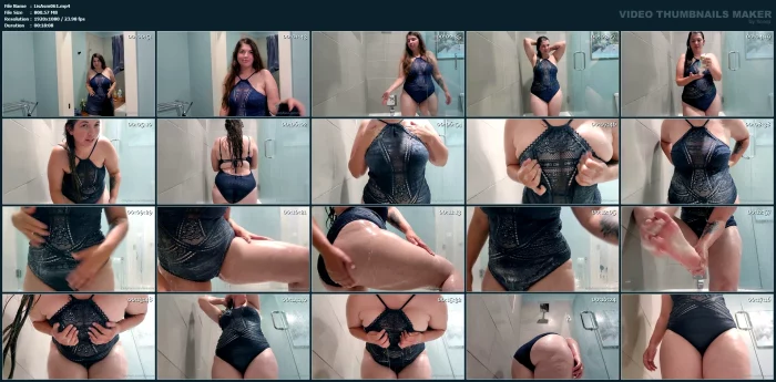 Curvy Shower ASMR - LISA ASMR - MP4