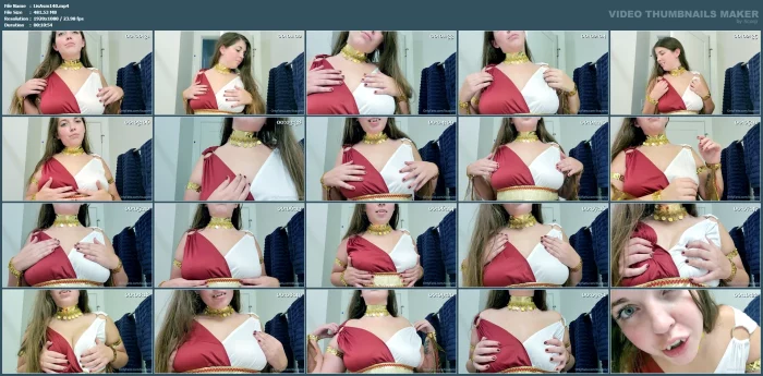 Imperial Empress Braless Rubbing ASMR - LISA ASMR - MP4