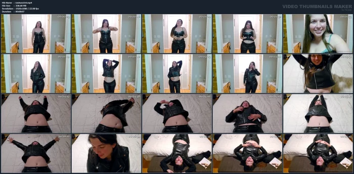Leather Stretches ASMR - LISA ASMR - MP4