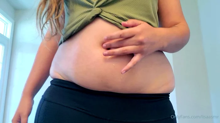 Saliva Navel Play ASMR - LISA ASMR - MP4