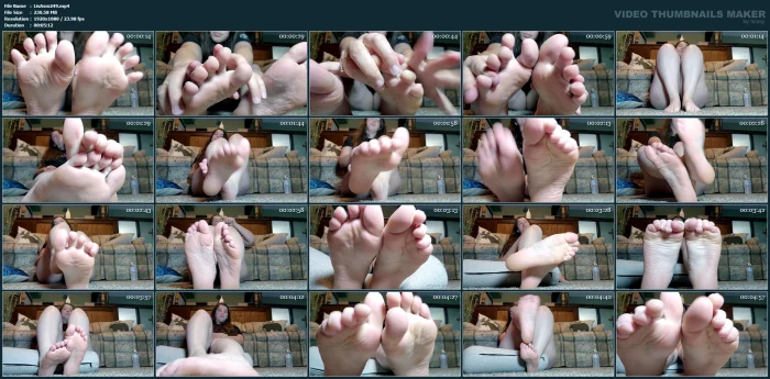 Sock Lint And Toe Wiggles ASMR - LISA ASMR - MP4