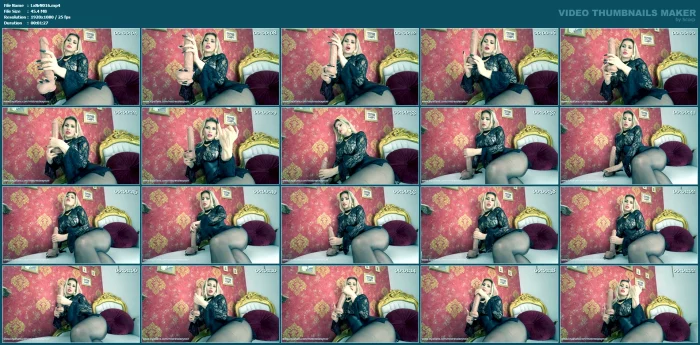 Cuckold Fantasy Mean Tease - MISTRESS LEXY NOIR / OBEY LEXY NOIR - MP4