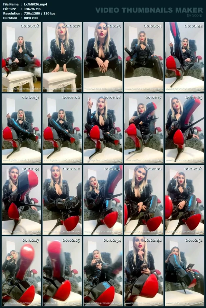 Heels Humiliation Pov - MISTRESS LEXY NOIR / OBEY LEXY NOIR - MP4