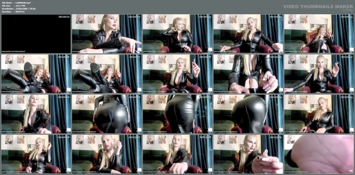 Human Ashtray Ass Tease Pov - MISTRESS LEXY NOIR / OBEY LEXY NOIR - MP4
