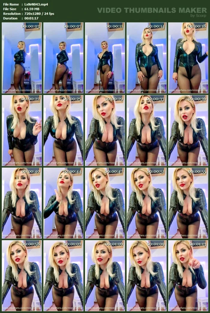 I Am The One In Control - MISTRESS LEXY NOIR / OBEY LEXY NOIR - MP4