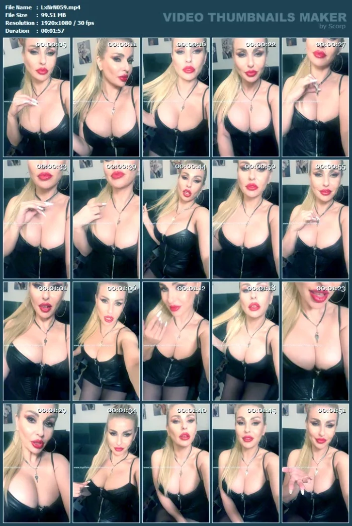 Lockedtober Encouragement - MISTRESS LEXY NOIR / OBEY LEXY NOIR - MP4