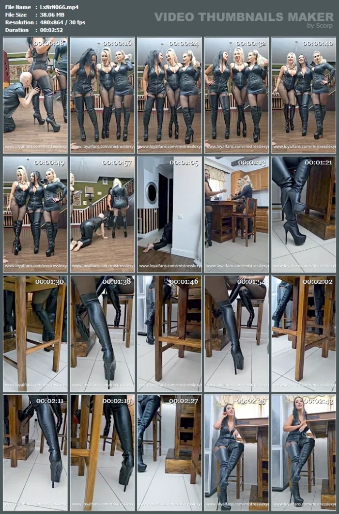 New Content At The House Of Sin - MISTRESS LEXY NOIR / OBEY LEXY NOIR - MP4