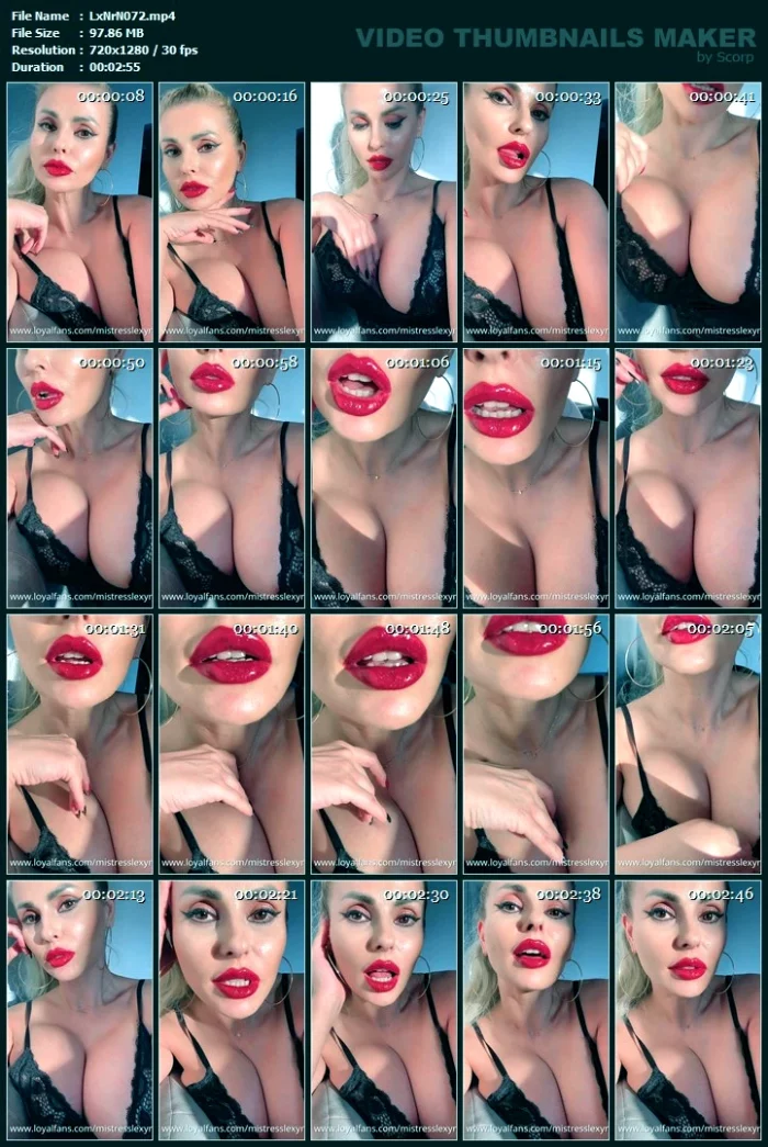 Relapse It’s So Easy! - MISTRESS LEXY NOIR / OBEY LEXY NOIR - MP4