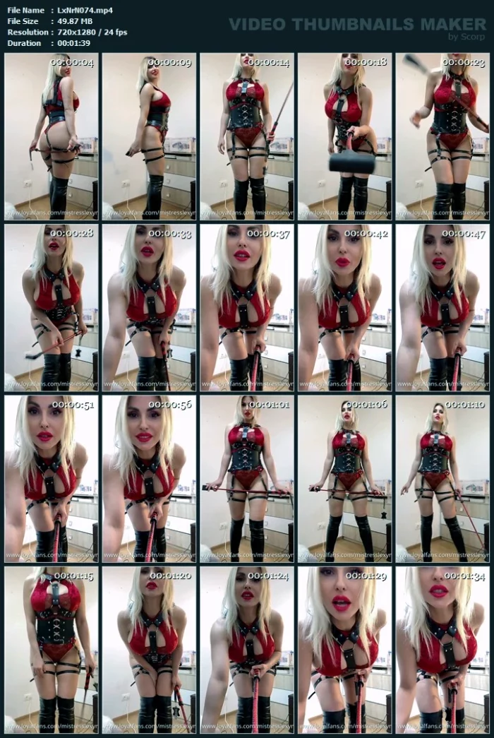 Reminder Of Where Your Place Is - MISTRESS LEXY NOIR / OBEY LEXY NOIR - MP4