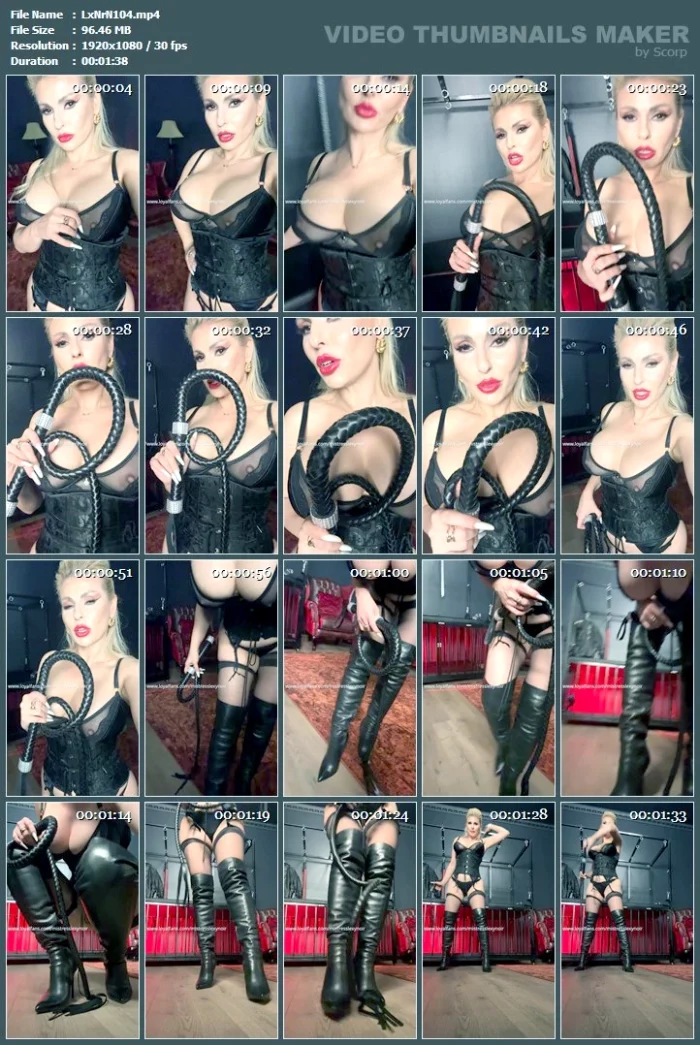 Whipping Tease - MISTRESS LEXY NOIR / OBEY LEXY NOIR - MP4