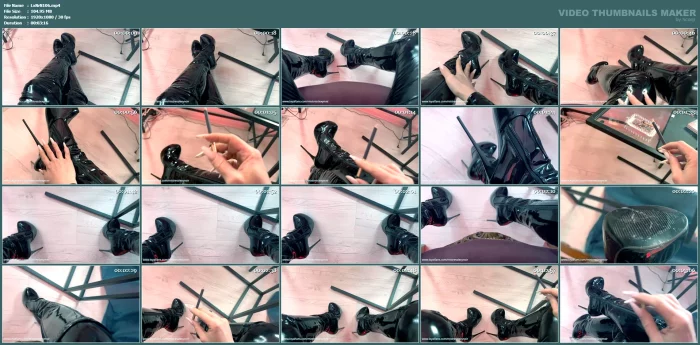Worship My Boots And Beg Me - MISTRESS LEXY NOIR / OBEY LEXY NOIR - MP4