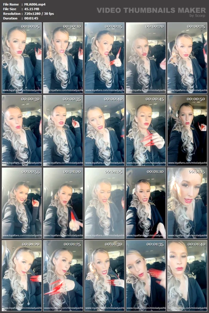 Badass Smoking Queen - MLA AKA MISS LADY ASHLEY - MP4