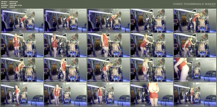 Caged & Teased - MLA AKA MISS LADY ASHLEY - MP4