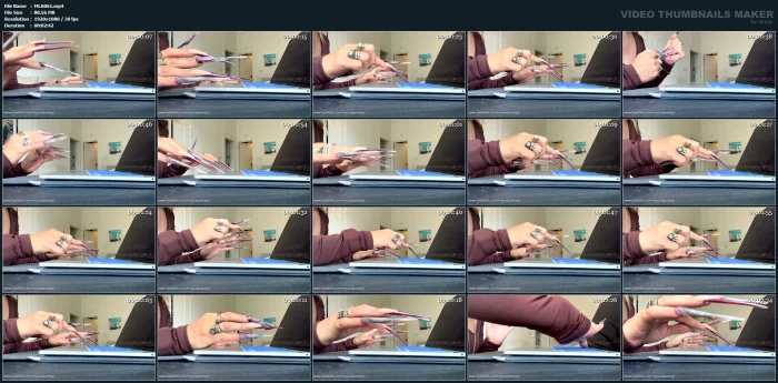 Long Nail Clip - MLA AKA MISS LADY ASHLEY - MP4