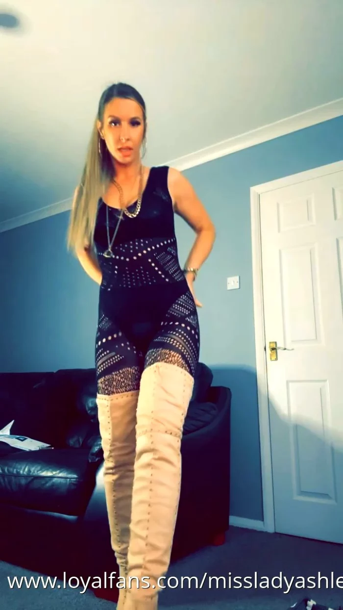 Loving My New Net Outfit - MLA AKA MISS LADY ASHLEY - MP4
