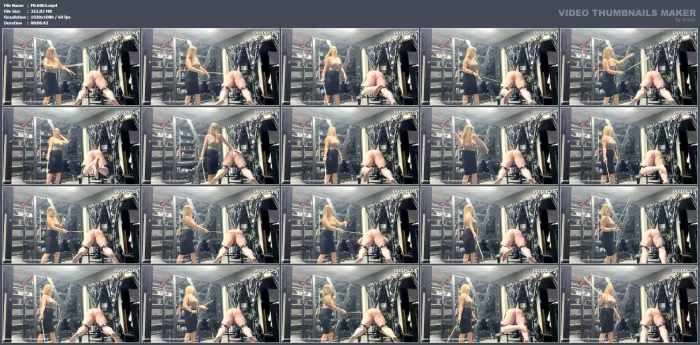 Maidys Birthday Caning - MLA AKA MISS LADY ASHLEY - MP4