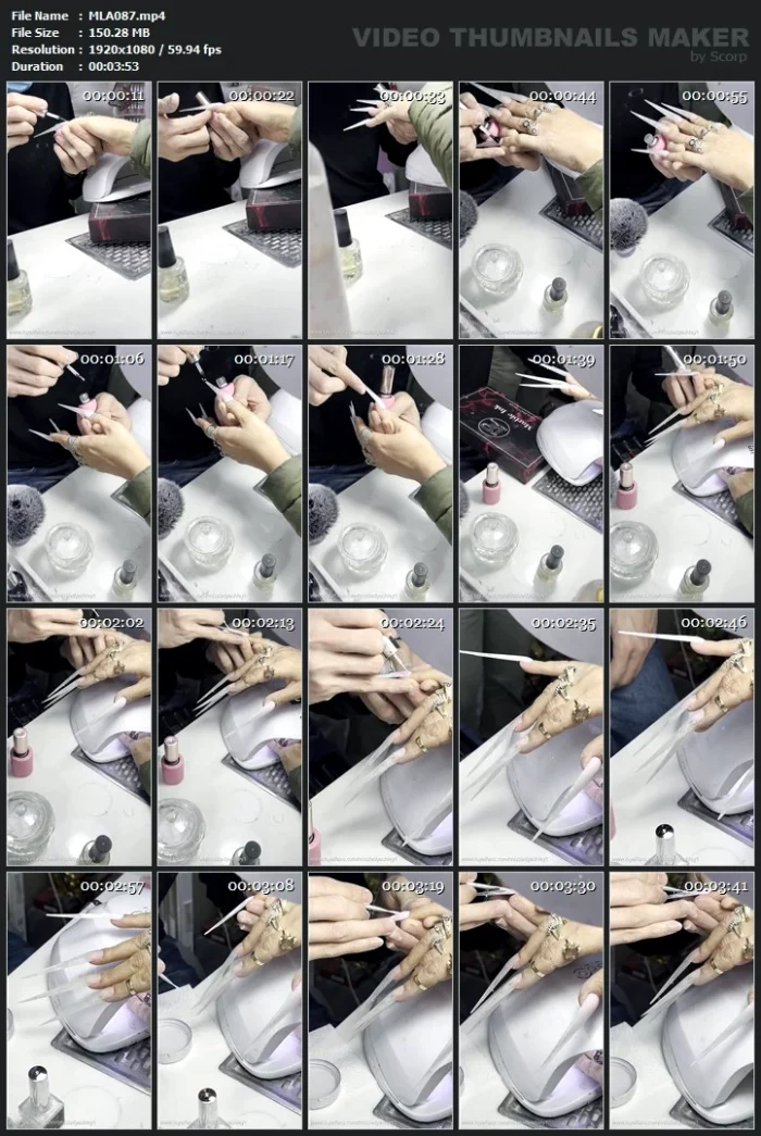 Mla Getting Her Nails Done - MLA AKA MISS LADY ASHLEY - MP4