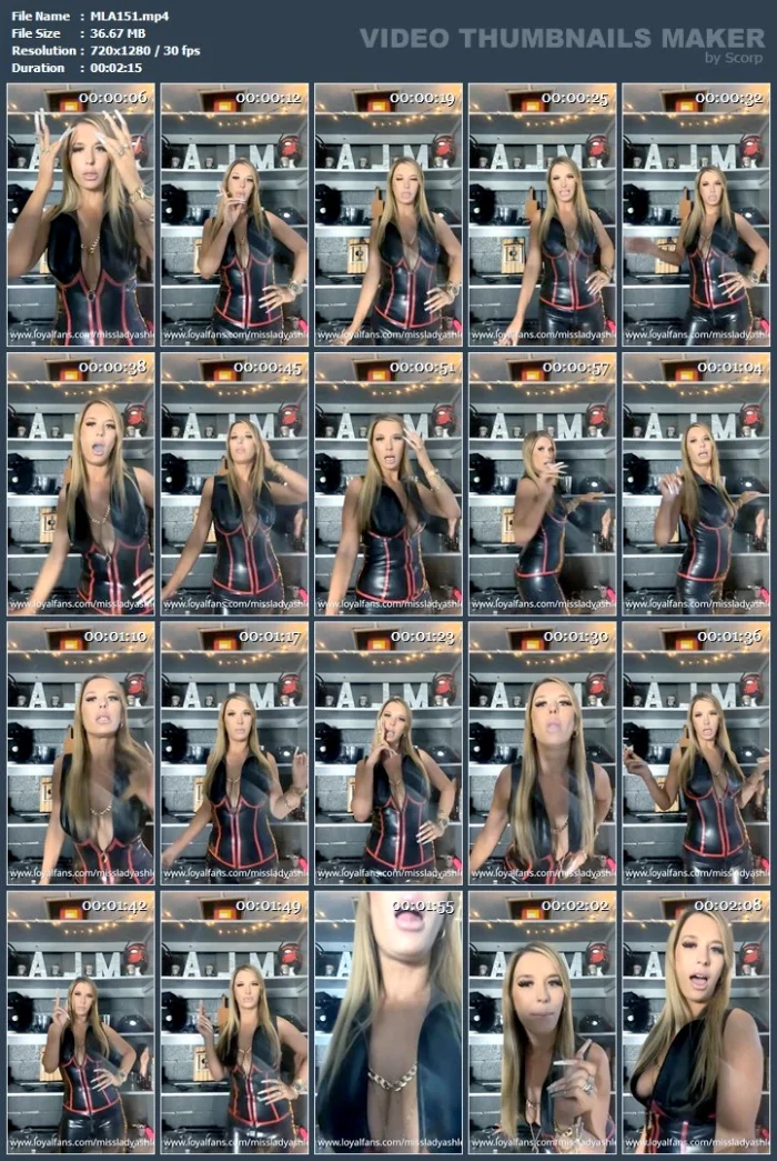 Serve The Killer Queen - MLA AKA MISS LADY ASHLEY - MP4