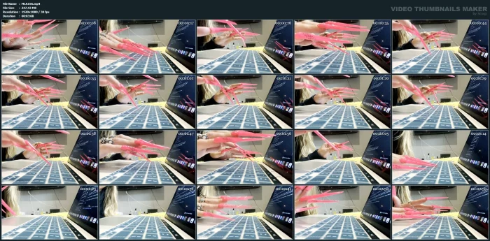 Short And Sweet Nail Clip - MLA AKA MISS LADY ASHLEY - MP4