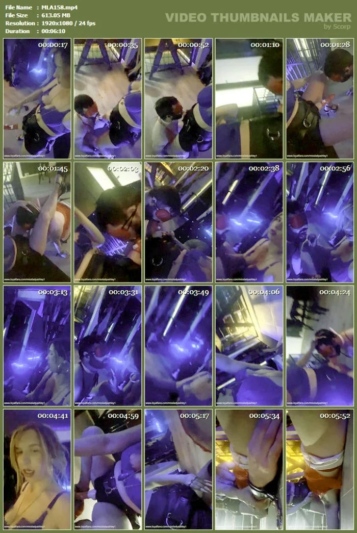 Sissy Bitch Cleans My Cock - MLA AKA MISS LADY ASHLEY - MP4