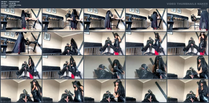 Mistress Straps The Slave To The Bondage Chair And Plays With His Breath And Cock At The Same Time - Clip In Czech - MADAM EMMA - MP4