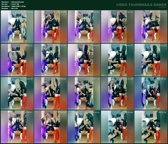 Two Dominatrixes Trans Whore And Electro Play - Clip In Czech - MADAM EMMA - MP4