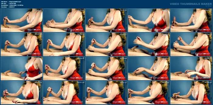 All I Want For Christmas Edging Handjob - MAGIC COOKIE GIRL - MP4