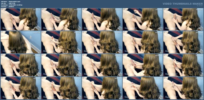 Beautiful Redhead Girlfriend Gives A Sensual Cock And Ball Massage - MAGIC COOKIE GIRL - MP4