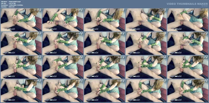 Poison Ivy Gives Her A Ruined Orgasm And Post Orgasm Torture - MAGIC COOKIE GIRL - MP4