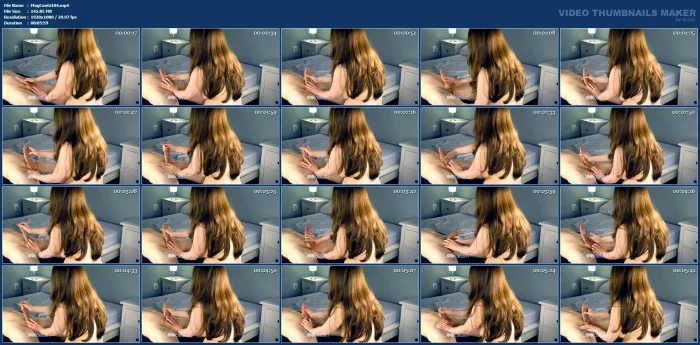Sweet Milking Massage From Busty Redhead - MAGIC COOKIE GIRL - MP4