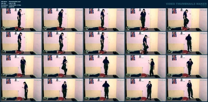 Army Girl Trample - MEAN GIRL SOPHIE - MP4