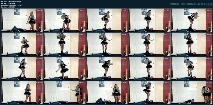 Halloween Jumping Stomping Trampling - MEAN GIRL SOPHIE - MP4