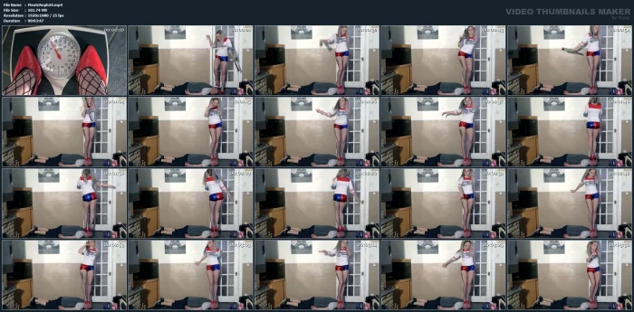Harley Quinn Head Trample Dance In Red Heels - MEAN GIRL SOPHIE - MP4