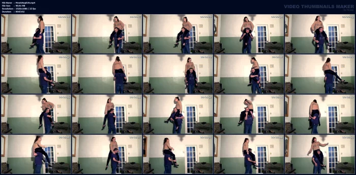Shoulder Ride Neck Scissors - MEAN GIRL SOPHIE - MP4