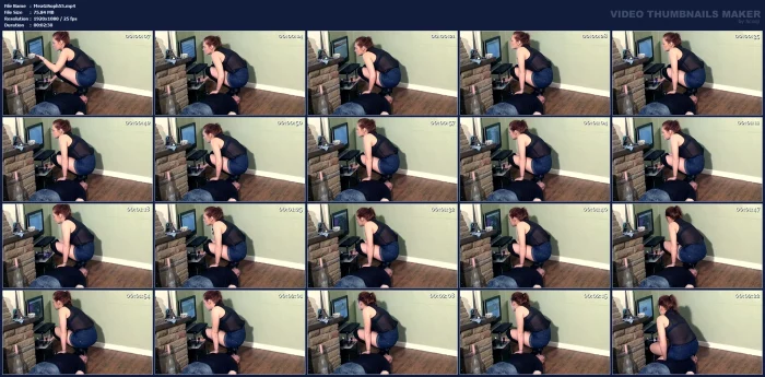 Sophie Squatting On His Head - MEAN GIRL SOPHIE - MP4