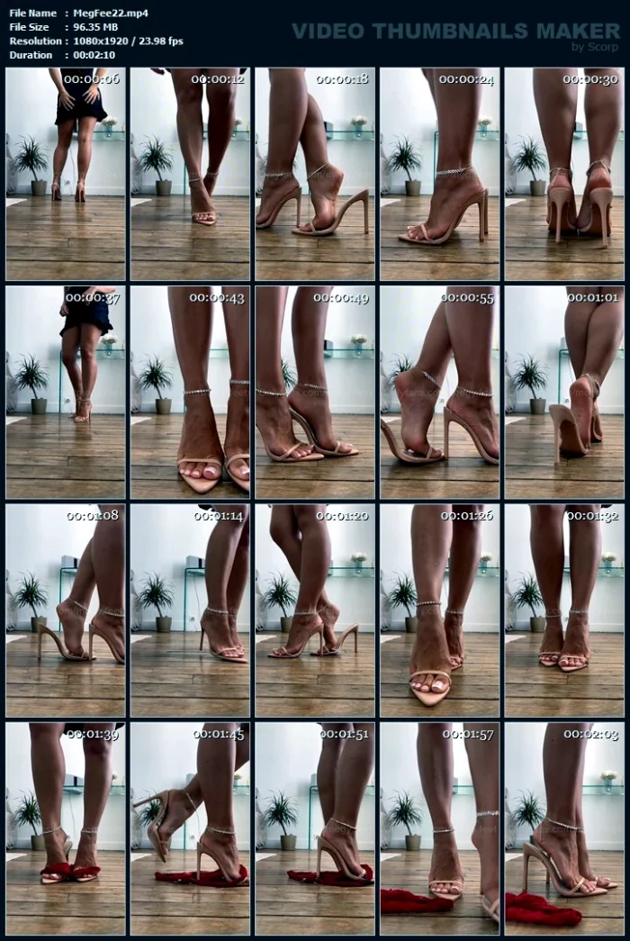 I'm Sure It Turns Me On Seeing Me Take Off My Thong Like That - MEGY FEET - MP4