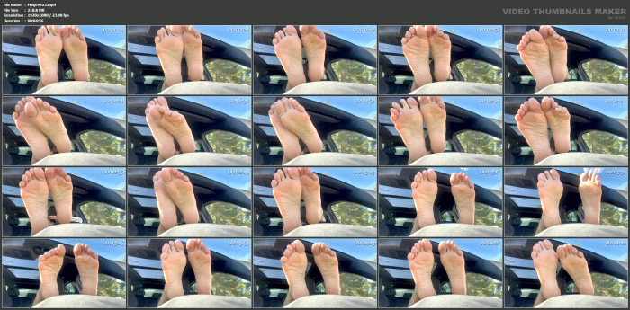 I Discovered That You Like Feet, So I Decided To Make You A Little Video To Tease You - MEGY FEET - MP4