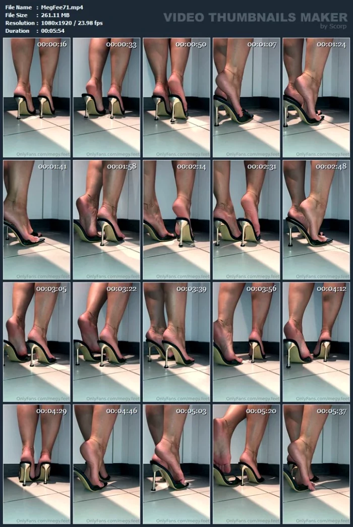 Watch Me Do The Dishes In Heels - MEGY FEET - MP4