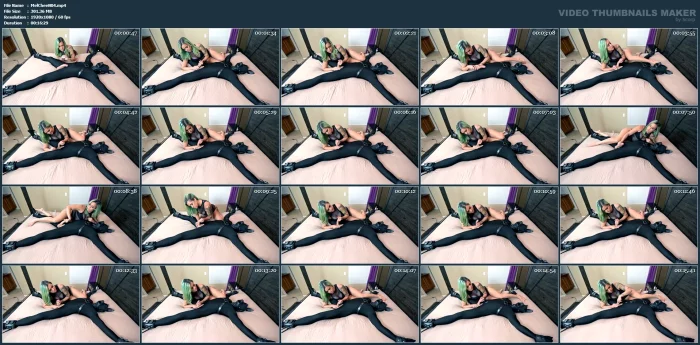 Bdsm Puppy Gets Tied To Bed And Milked In Femdom Handjob Tease By Mistress - MELODY CHEEKS - MP4