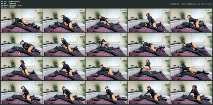 Femdom Mistress Edging Tease And Denial Handjob CBT - MELODY CHEEKS - MP4